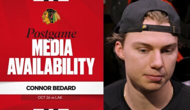 "Our power play was terrible." | Connor Bedard Postgame 10.26.25