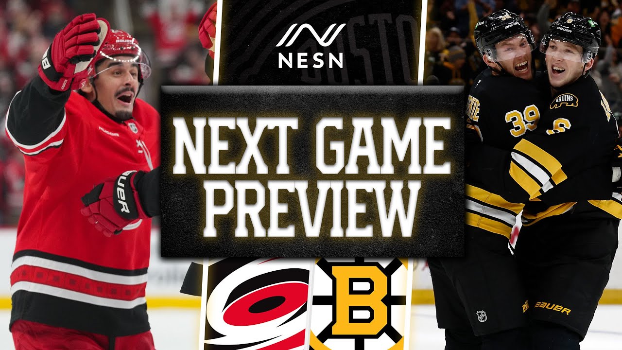 NEXT GAME PREVIEW: Boston Bruins vs. Carolina Hurricanes | 11/01/2025