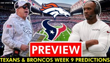 Houston Texans vs. Denver Broncos FULL BREAKDOWN | Injury Reports, Predictions & Analysis