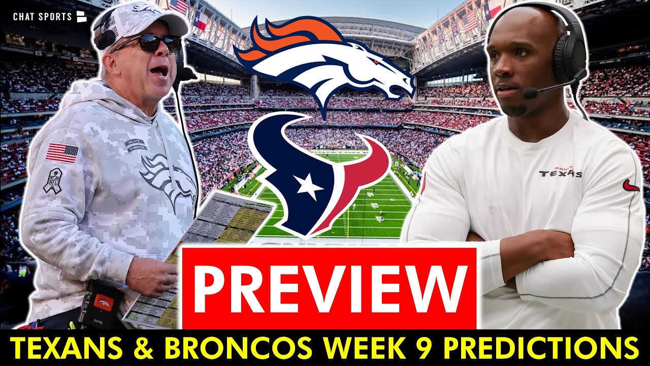Houston Texans vs. Denver Broncos FULL BREAKDOWN | Injury Reports, Predictions & Analysis