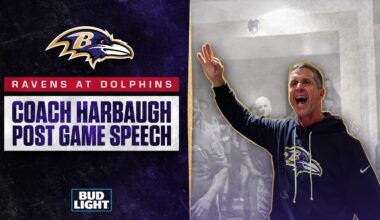 Inside the Ravens' Locker Room After Defeating the Dolphins | Baltimore Ravens