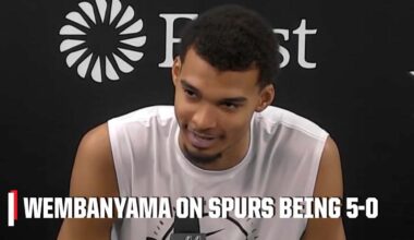 ‘This is not random’ - Victor Wembanyama on the Spurs making franchise history | NBA on ESPN