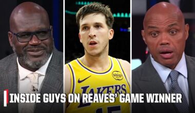 Inside the NBA reacts to Austin Reaves' game winner, AD's injury vs. Pacers & MORE 🍿