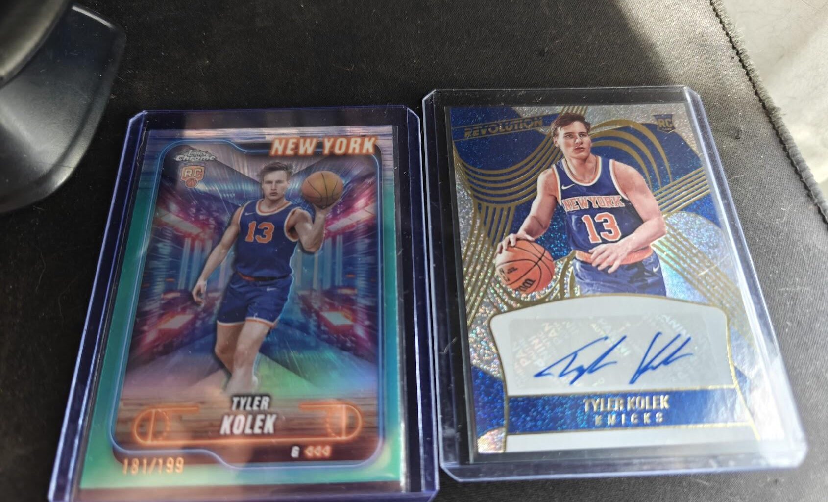 I hope he balls out and these cards are worth something some day