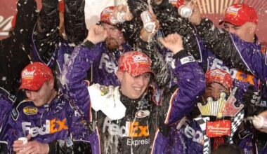 Denny Hamlin 'misses' old NASCAR announcer as he takes trip down memory lane