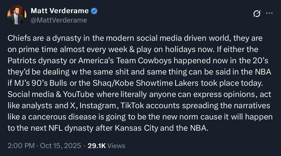 [Verderame] Blames Social Media /Youtube for the New Norm of Sports Officiating Crying