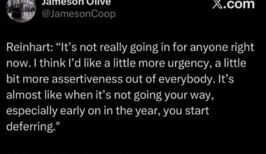 Reinhart’s quote from today