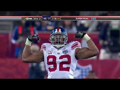 Every Giants sack in Super Bowl 42 and 46