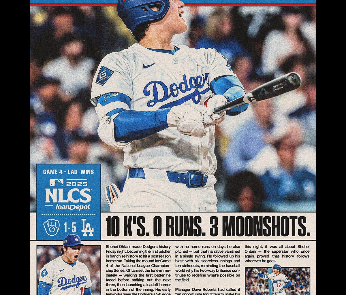 Poster design for arguably, the best performance ever.