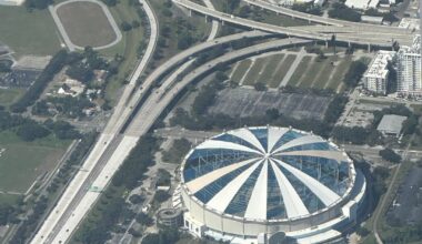 I’m sad that the Rays didn’t make the postseason. But, flying in this morning and seeing the progress made me happy.