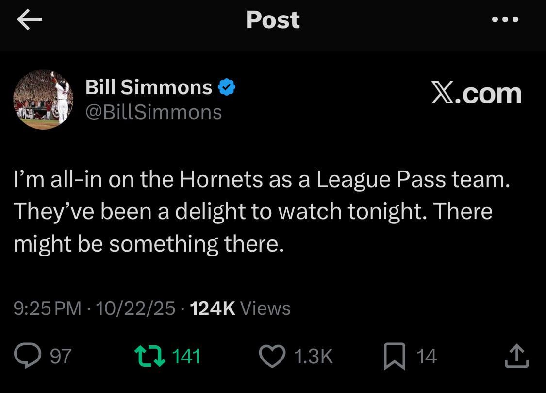 Should we save him a seat on the bandwagon?