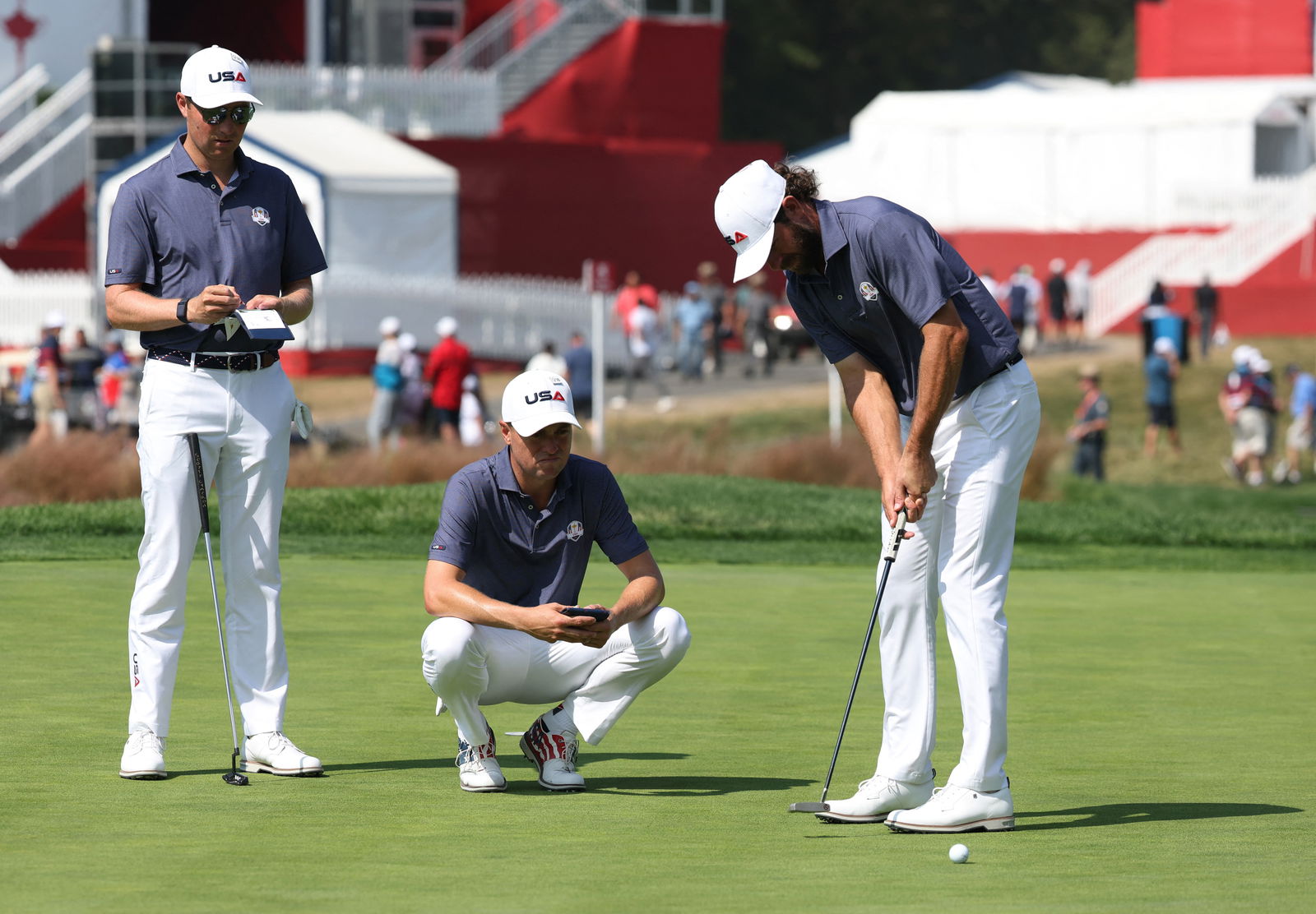 Griffin, Thomas and Young at the Ryder Cup