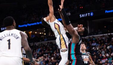 Jeremiah Fears sonning last year’s DPOY Jarrett Jack Jr.