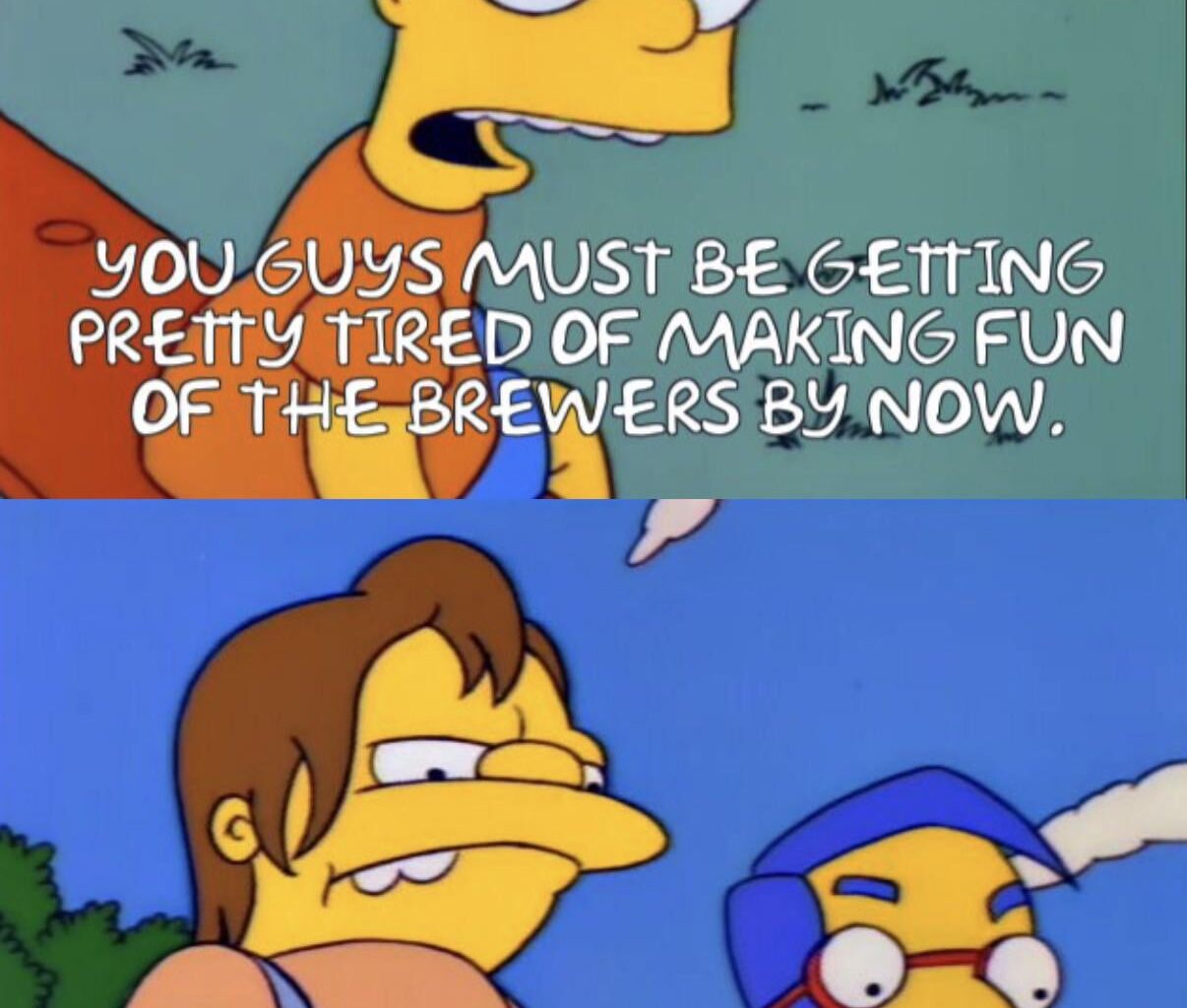 Nah they deserve to be ridiculed the entire off season