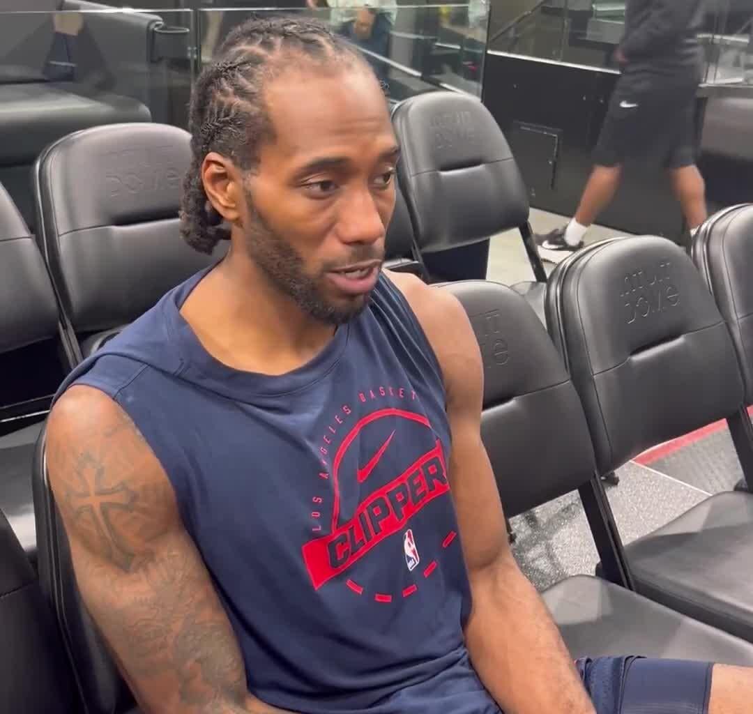 Kawhi: "I just didn’t wanna stop there. I just wanted to keep going for another month or so, so I could just train my body for a pounding."