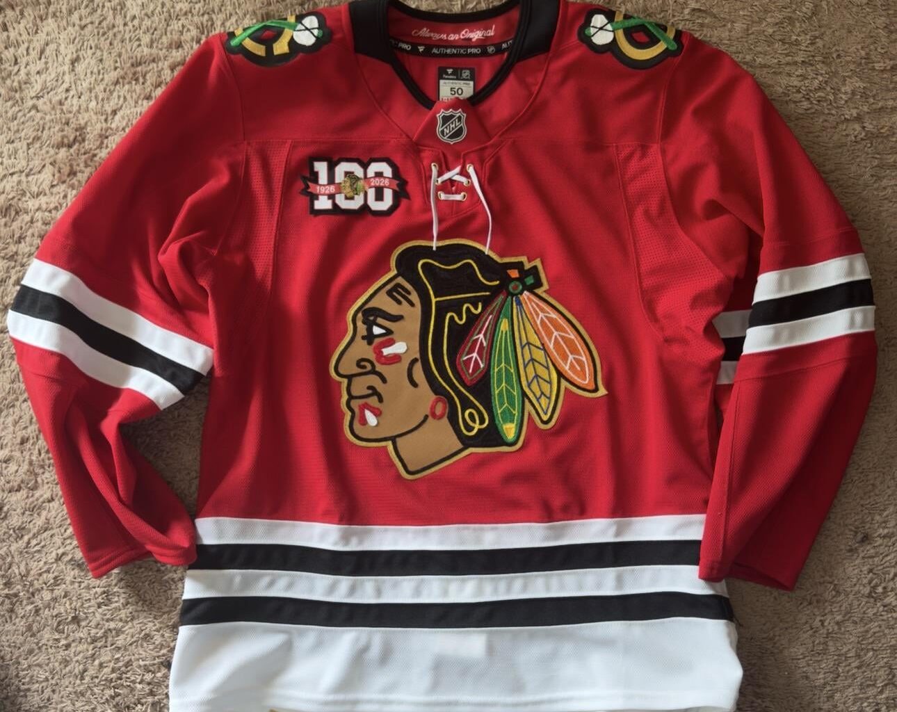 Fixed the Centennial Jersey