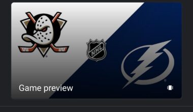 Ducks Vs Lightning: How do you figure this?