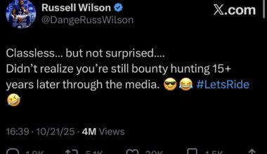 Russ takes shots at Sean Payton