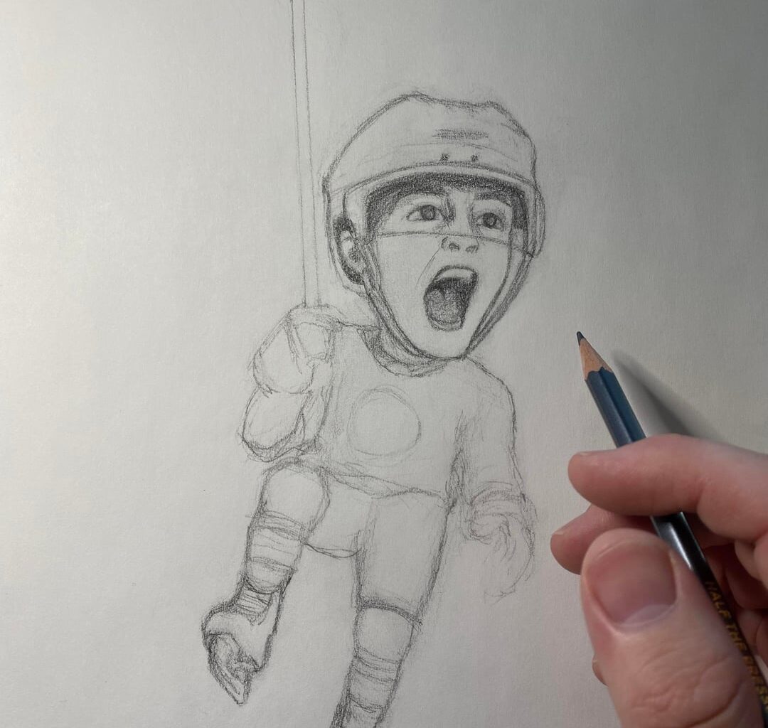 Bo Horvat drawing