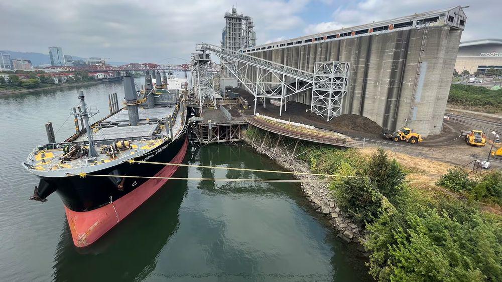 The former Louis Dreyfus grain terminal across from the Moda Center appears to have sold