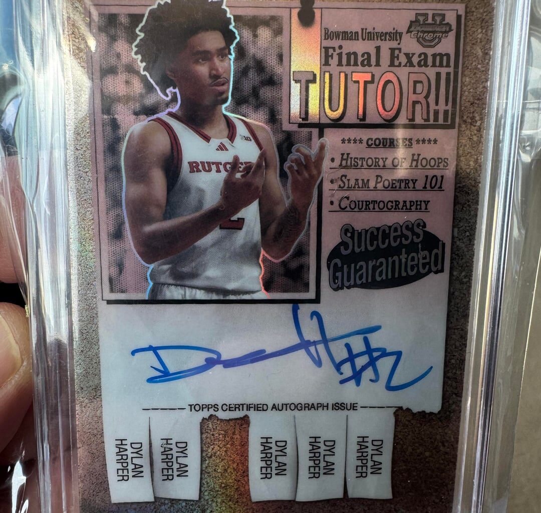 He aced his final exam