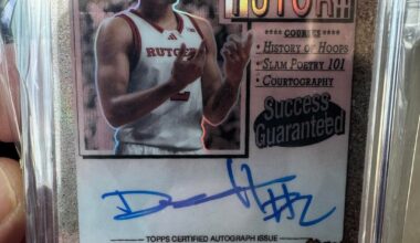 He aced his final exam