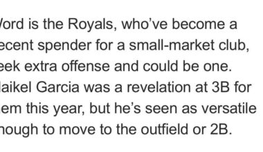 In Jon Heyman’s recent article on potential suitors for Alex Bregman, here’s what was said on the Royals