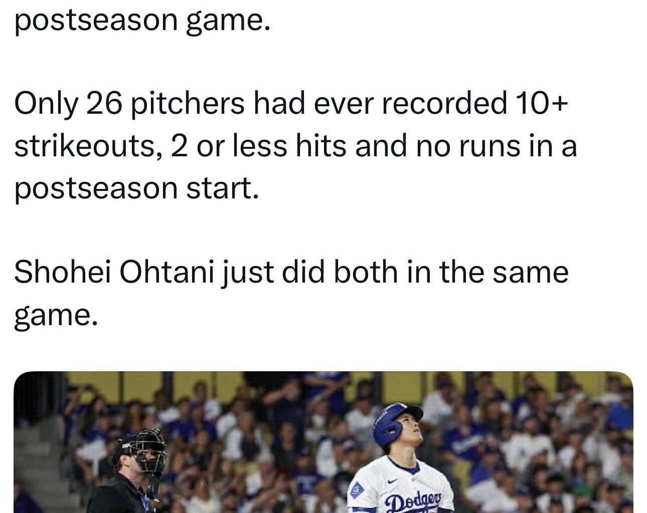 Shohei:  History By the Numbers
