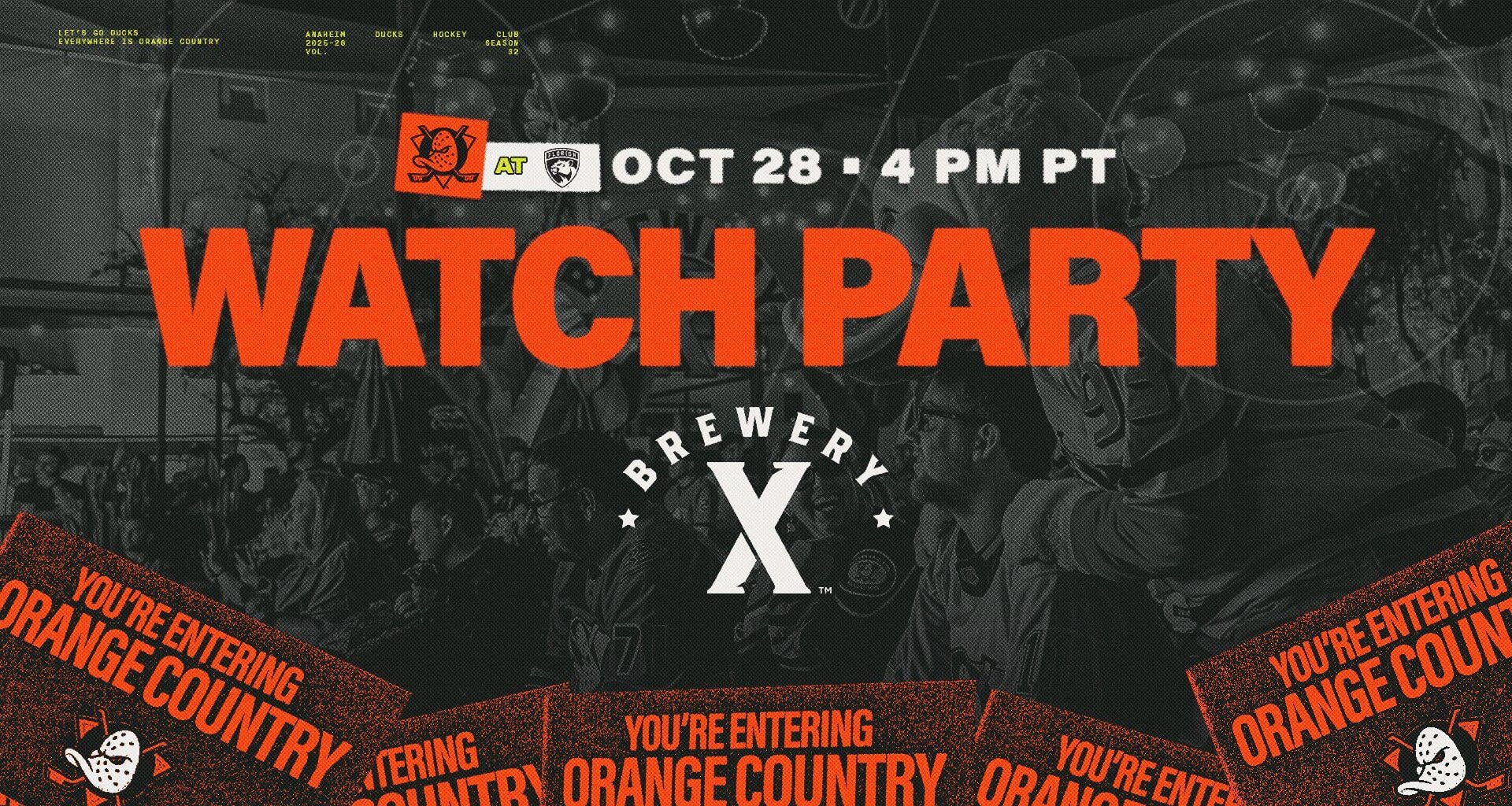 Brewery X Watch Party at 4pm