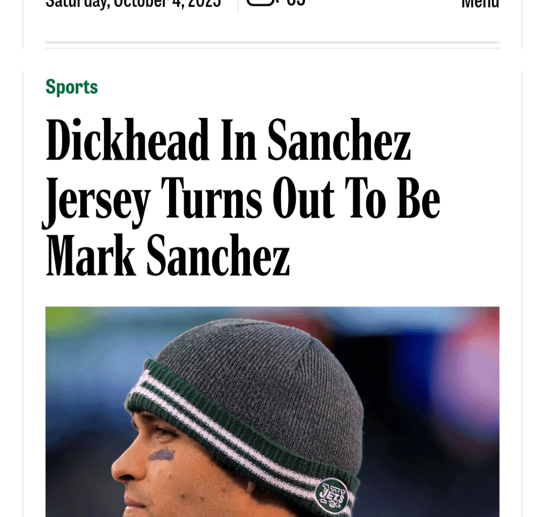 The Onion delivers (without being assaulted)