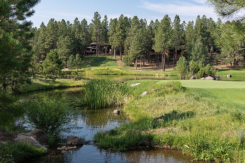 Canyon Course at Forest Highlands in Flagstaff, Arizona.