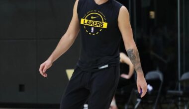 Luka all smiles at practice via his Instagram story