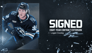 Logan Cooley signs 8 year contract extension for $10 Million AAV