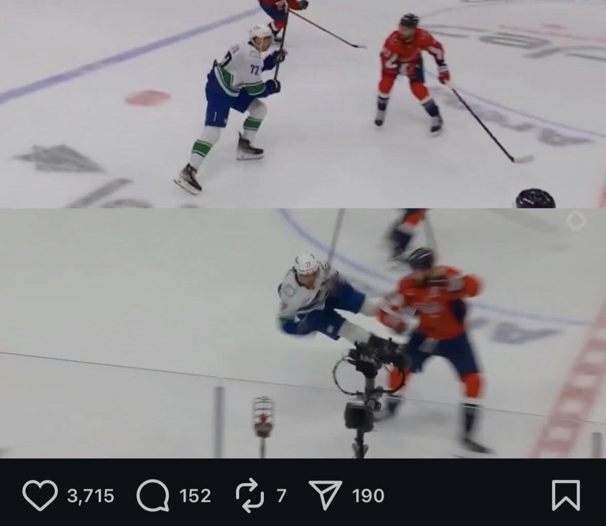 Kneeje…Buble strikes on SpittinChiclets IG post