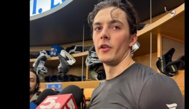 [Rutheford] Dvorsky broke his stick late in today’s practice associate and coach Steve Ott gave him his.

Asked if he’d be using Ott’s stick tonight, Dvorsky said, “I didn’t score, so probably not.”