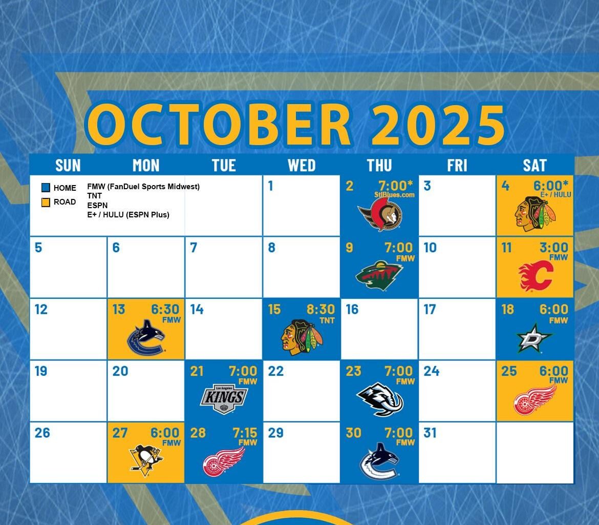 October 2025 wallpaper schedule