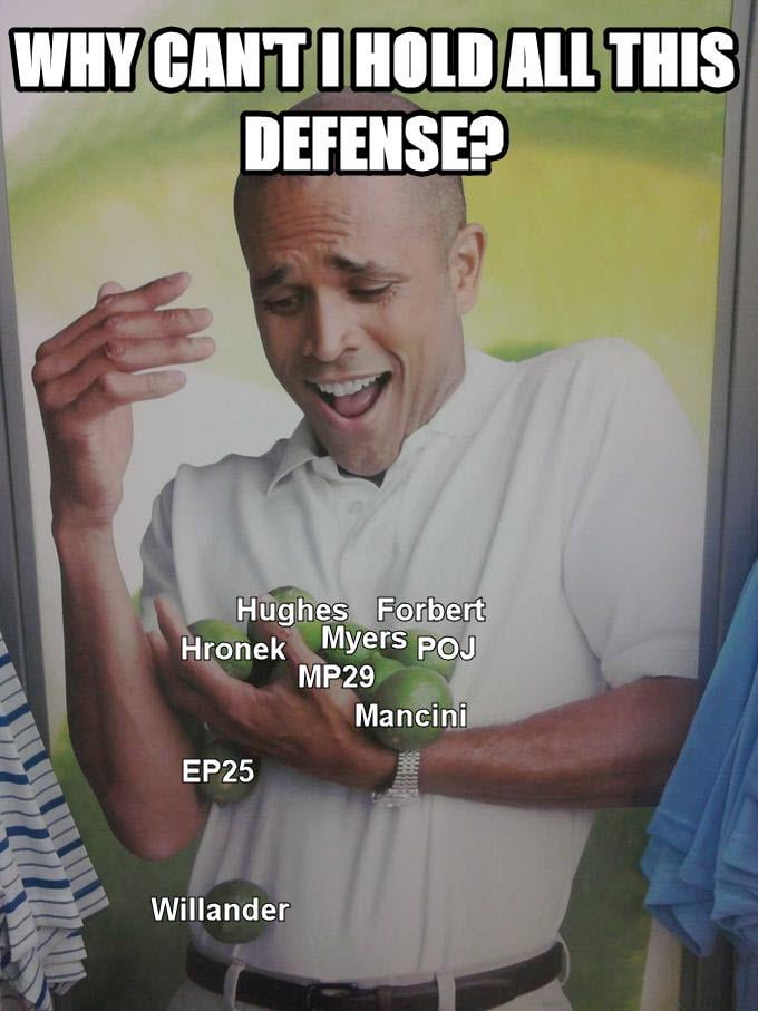 Oh no! (A much better problem to have than how last season started)