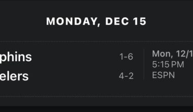 Possible Week 15 Pats/Bills gets flexed to Monday Night