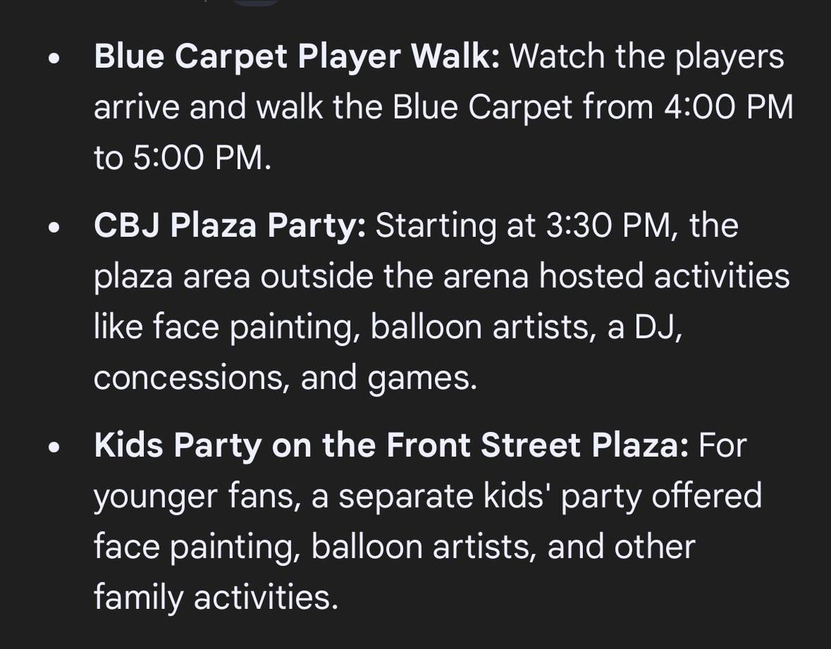 Home Opener Pre-Game Red Carpet