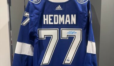 Hedman Limited Edition Jersey For Sale