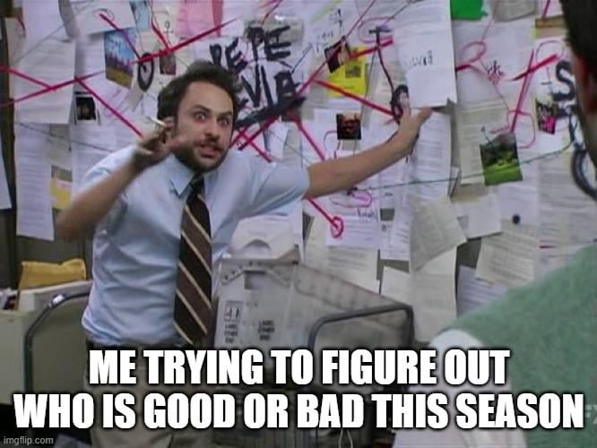 So Carolina beat Dallas, who tied with Green Bay, that beat Detroit, that beat Washington, that beat the Eagles, who lost to NY...so that means...I have no clue