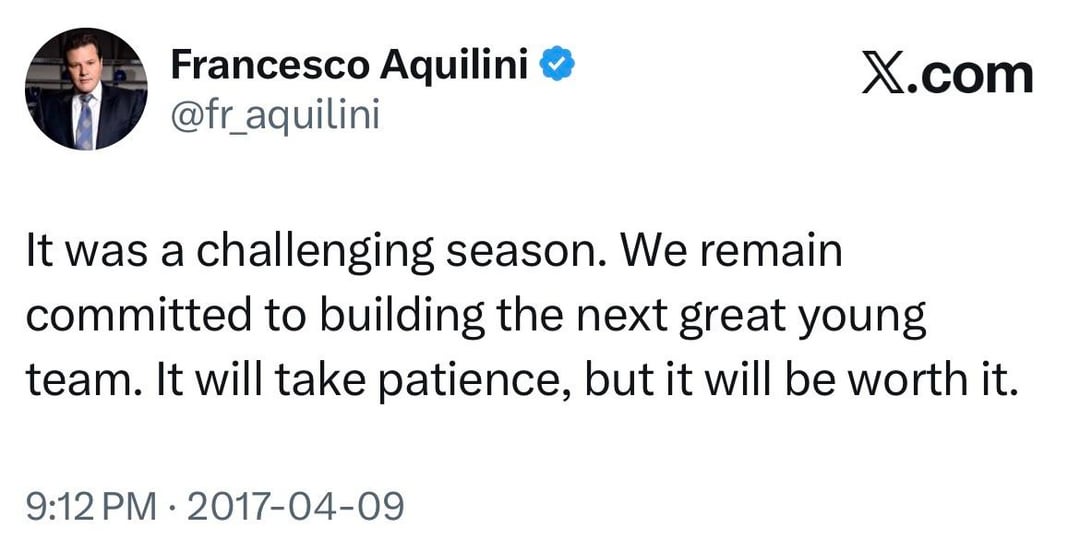 I thought this season was starting to feel familiar…