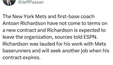 Antoan leaving the Mets: via Passan.