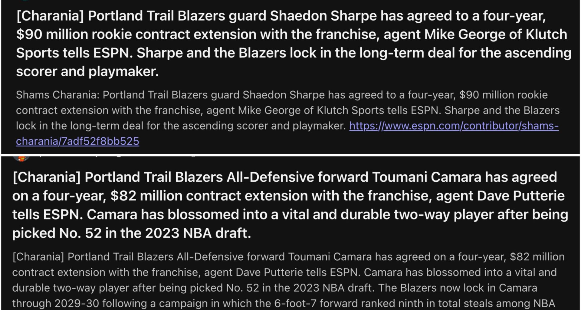 Jeremy's market value is probably like 4/60 if we decided to extend him.