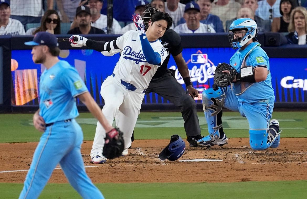 Yesavage has to frame this one - Shohei 0-4 with a K !