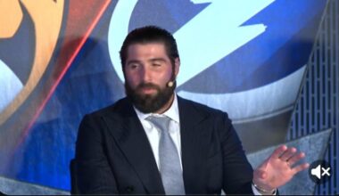 Why does Pat Maroon look like someone put a circus bear in a suit and sat it in front of a camera?