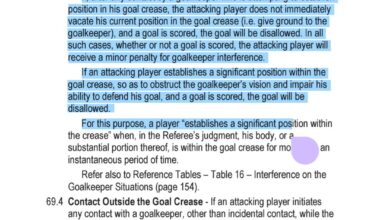 If you're confused about the GI call from last night since Freddie made contact in the crease. It doesnt matter. Stay out of the crease and you don't have these problems.
