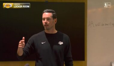 [Prime] JJ Redick in the locker room after the win over the Timberwolves: "When you build something, you need a reference point. This is a reference point win for us early in the season. We beat a team that has been in the WCF two years in a row. That's a reference point of how hard we have to play”