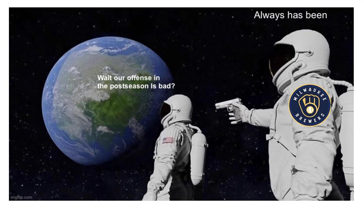 Every year in October. Like clockwork