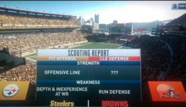 Steelers/Browns Scouting Report (2017)